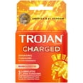 thumbnail image 1 of Trojan Intensified Charged Orgasmic Pleasure Condoms - 3 ea, Pack of 6, 1 of 3
