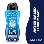 Trojan Lubricant H2O Closer Water Based Lubricant, Personal Lubricant, 5.5 fl oz Bottle