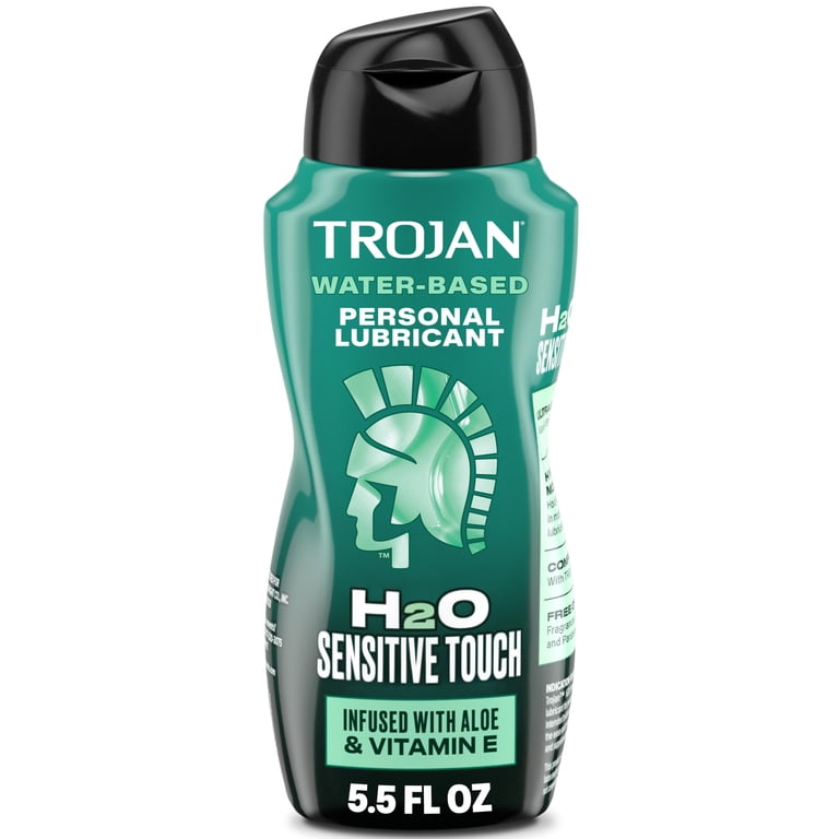 Trojan H2O Sensitive Touch Personal Lubricant for Pleasurable Intercourse,  5.5 fl oz