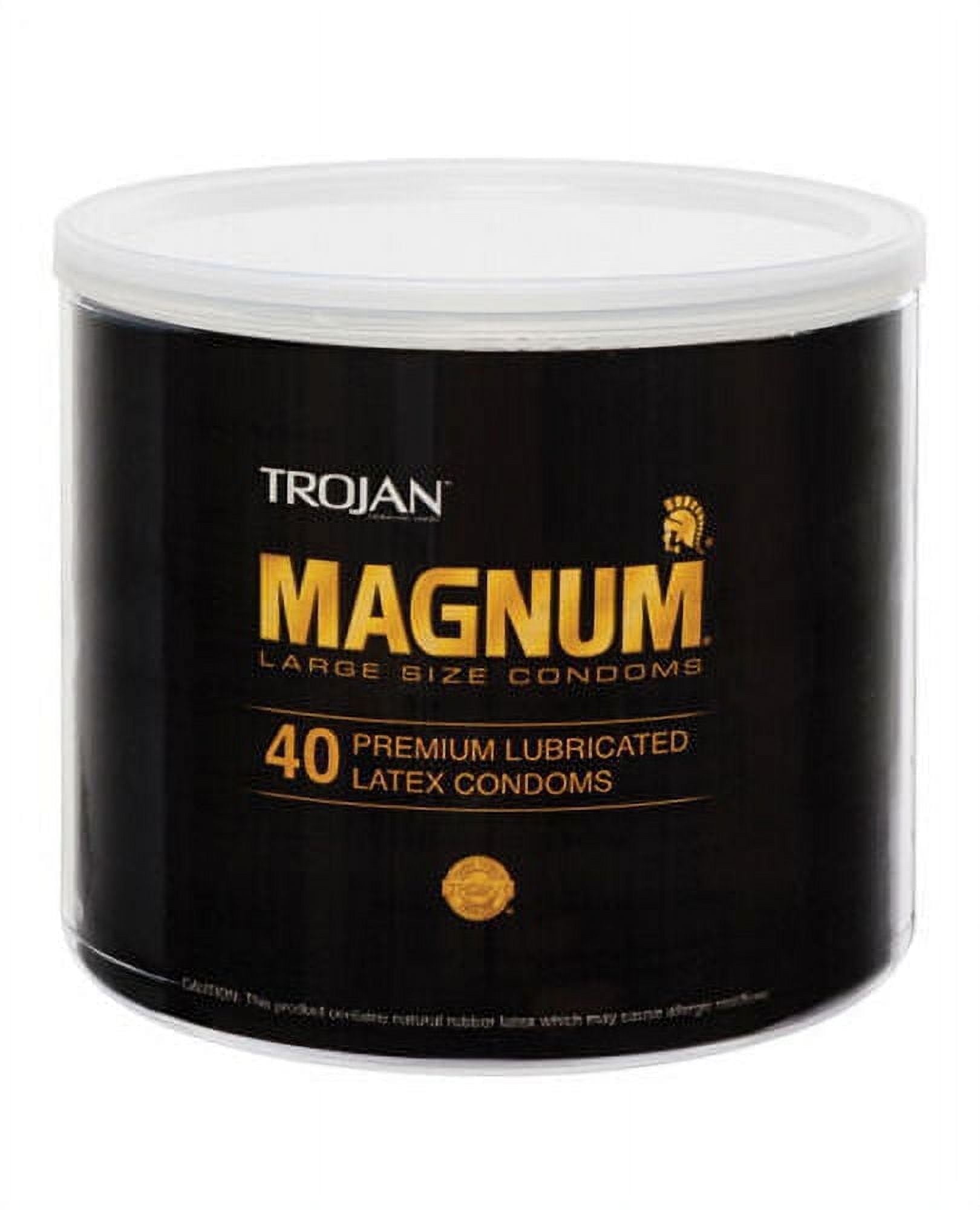 Trojan Magnum Large Size Latex Condoms Lubricated for Comfort & Sensitivity  - Choose Count - Walmart.com