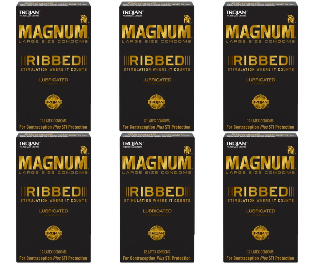 Customer reviews for Trojan Magnum Large Size Condoms Ribbed Lubricated - 12 ct, Pack of 6 | Walmart.com Customer reviews for Trojan Magnum Large Size Condoms Ribbed Lubricated - 12 ct, Pack of 6 | Walmart.com