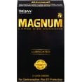 thumbnail image 1 of Trojan Magnum Large Size Lubricated Condoms - 12 count, 1 of 5