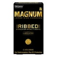 thumbnail image 1 of Trojan Magnum Large Size Ribbed Lubricated Latex Condoms - 12 Ea, 3 Pack, 1 of 1