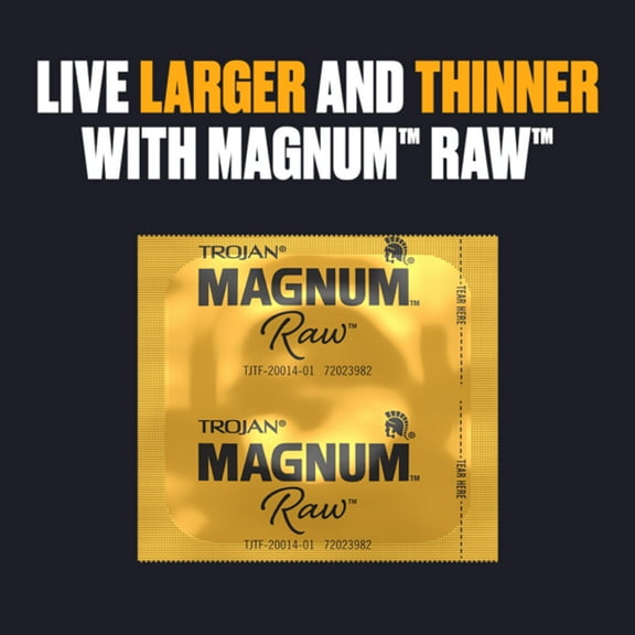 Trojan Magnum Raw 3 Pack
