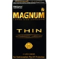 thumbnail image 1 of Trojan Magnum Thin Large Size Lubricated Condoms - 12 Count (Pack of 1), 1 of 5