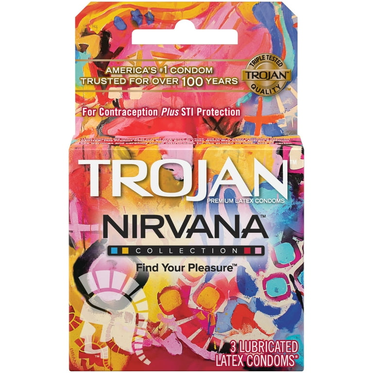 Trojan Nirvana Collection Variety Pack Condoms, 3ct HSA/FSA