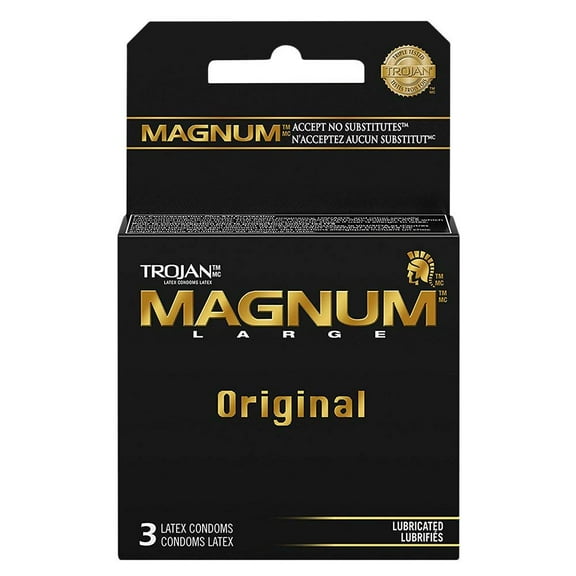 Trojan Original Magnum Lubricated Condoms