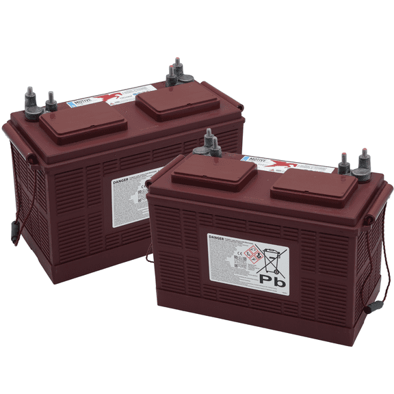 Trojan SCS225 12V Deep Cycle Flooded Marine RV Battery 130Ah 2 Pack OEM