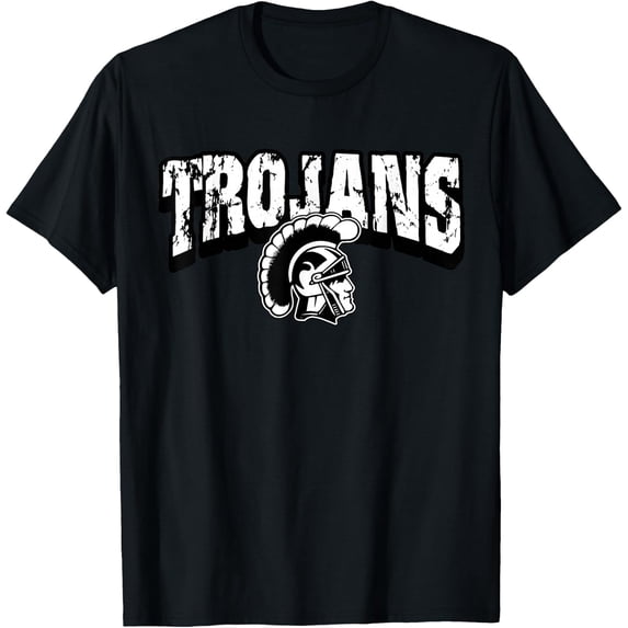 Trojan School Spirit Back To School Graphic T-Shirt Size S-5XL