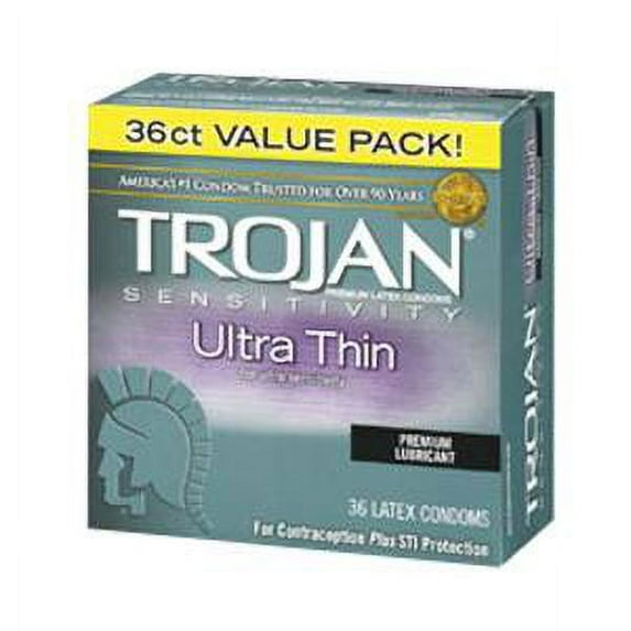 Trojan Sensitivity Ultra Thin Condom Box of 36