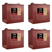Trojan T-125 240Ah, 6V Deep Cycle Battery - 4 Pack
