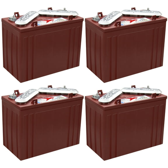 Trojan T-1275 12V 150Ah Flooded Lead Acid GC12 Deep Cycle Battery x4