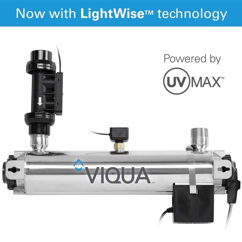 Viqua UV Max Pro10 650647Corded Electric 120 V 140 W Smart Water Heater, 10 lb Capacity with 5 Micron Pre-Filter
