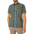 thumbnail image 1 of Trojan Windowpane Check Short Sleeved Shirt, Multicoloured, 1 of 5