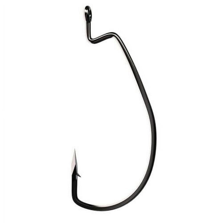 Trokar Mag Worm Ewg Hook Platinum Black Size 4/0 With Bait Pin