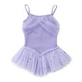 thumbnail image 1 of Trolimons Toddler Tutu Dress for Girls Sleeveless Tulle Dance Party Clothes Ballet Leotards Size 4-5T Purple, 1 of 5