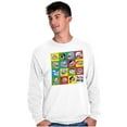 thumbnail image 1 of Troll Face Internet Memes Big Smiley Long Sleeve TShirt Men Women Brisco Brands M, 1 of 6