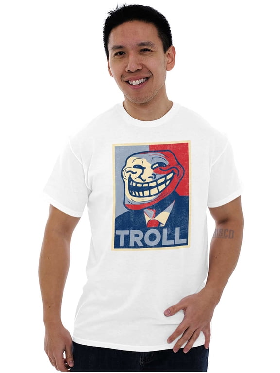 Meme Big Smiley Internet Men's Graphic T Shirt Tees Brisco Brands 3X