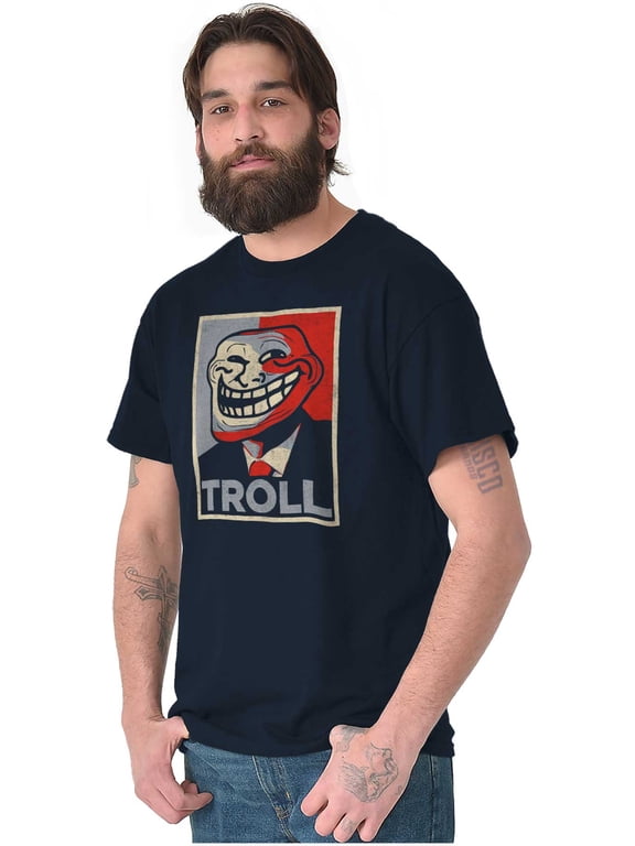 Meme Big Smiley Internet Men's Graphic T Shirt Tees Brisco Brands X