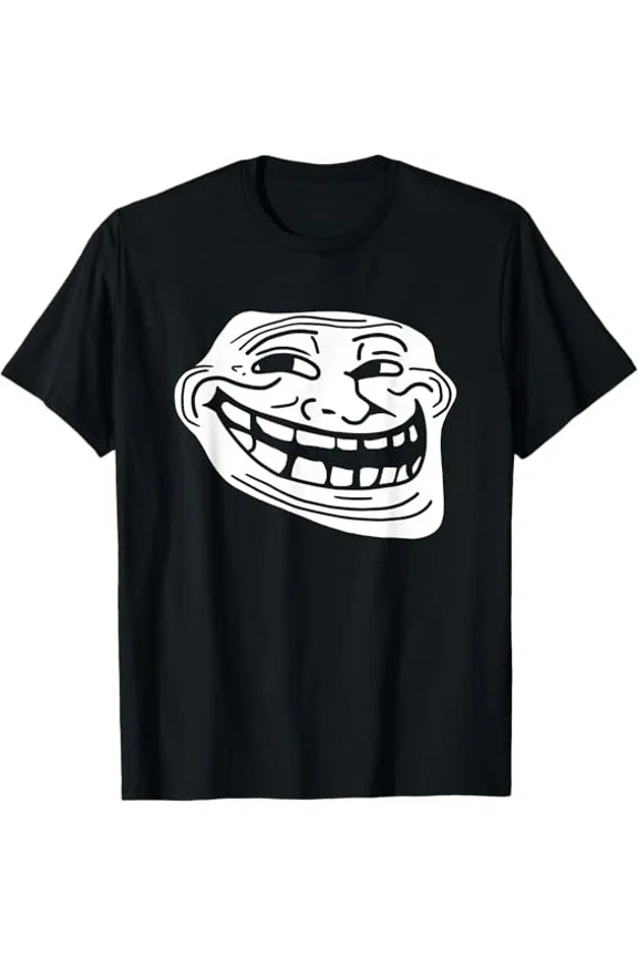 Troll Face Meme Funny Internet Meme Humor Best Gift Idea Unisex T-Shirt, up to size 5XL