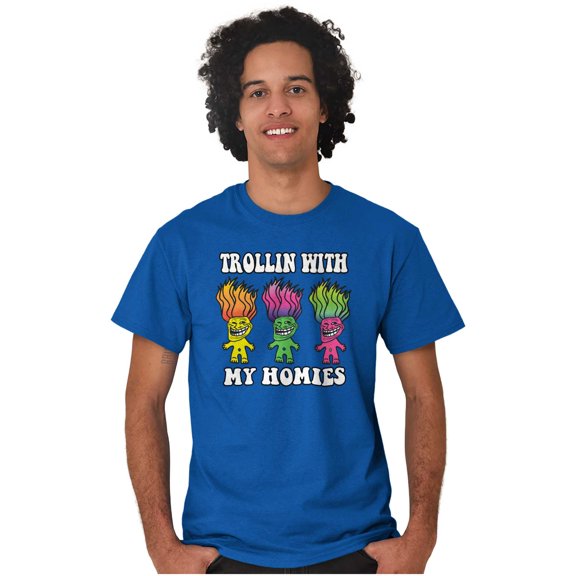Troll Face Memes Smiling Trollface Men's Graphic T Shirt Tees Brisco Brands S