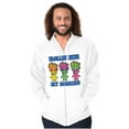 thumbnail image 1 of Troll Face Memes Smiling Trollface Zip Up Hoodie Men's Women's Brisco Brands M, 1 of 6