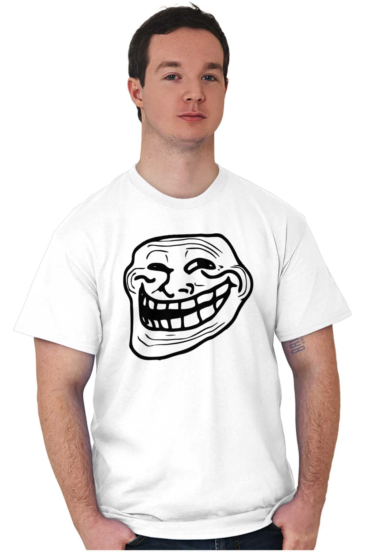 Troll Face meme crazy shirt , Funny Meme Troll Logo Face T-shirt