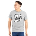 thumbnail image 1 of Troll Face Original Meme Smile Mad Men's Graphic T Shirt Tees Brisco Brands S, 1 of 4