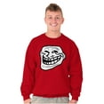 thumbnail image 1 of Troll Face Original Meme Smile Mad Sweatshirt for Men or Women Brisco Brands M, 1 of 6