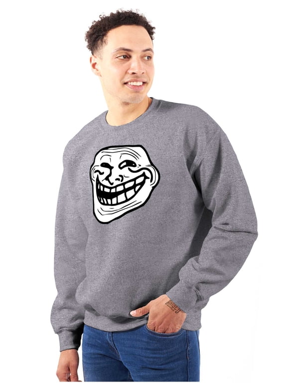 Original Meme Smile Mad Sweatshirt for Men or Women Brisco Brands X