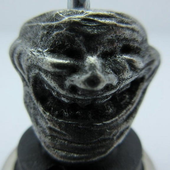 Troll Face Paracord / Lanyard Bead in Pewter for Jig Pro Shop by Marco Magallona