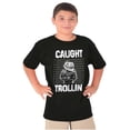 thumbnail image 1 of Troll Face Trollface Internet Meme Crewneck T Shirts Boy Girl Teen Brisco Brands S, 1 of 6