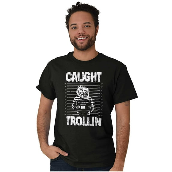 Troll Face Trollface Internet Meme Men's Graphic T Shirt Tees Brisco Brands L