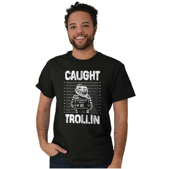 Troll Face Trollface Internet Meme Men's Graphic T Shirt Tees Brisco Brands L