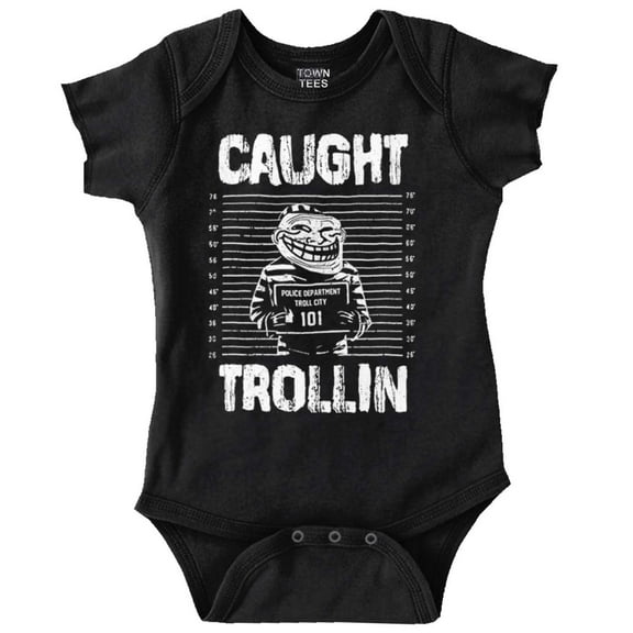 Troll Face Trollface Internet Meme Romper Boys or Girls Infant Baby Brisco Brands 24M