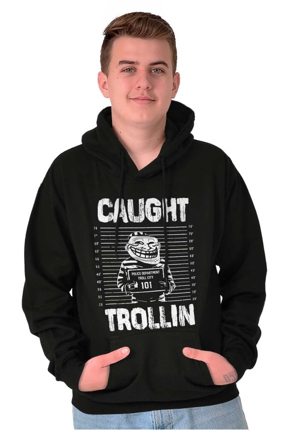 Troll Face Trollface Internet Meme Unisex Plus Size Hoodie Brisco Brands 5X