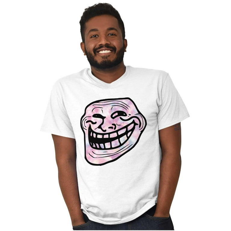 Troll Face You Mad Meme Big Smiley Men’s Graphic T Shirt Tees