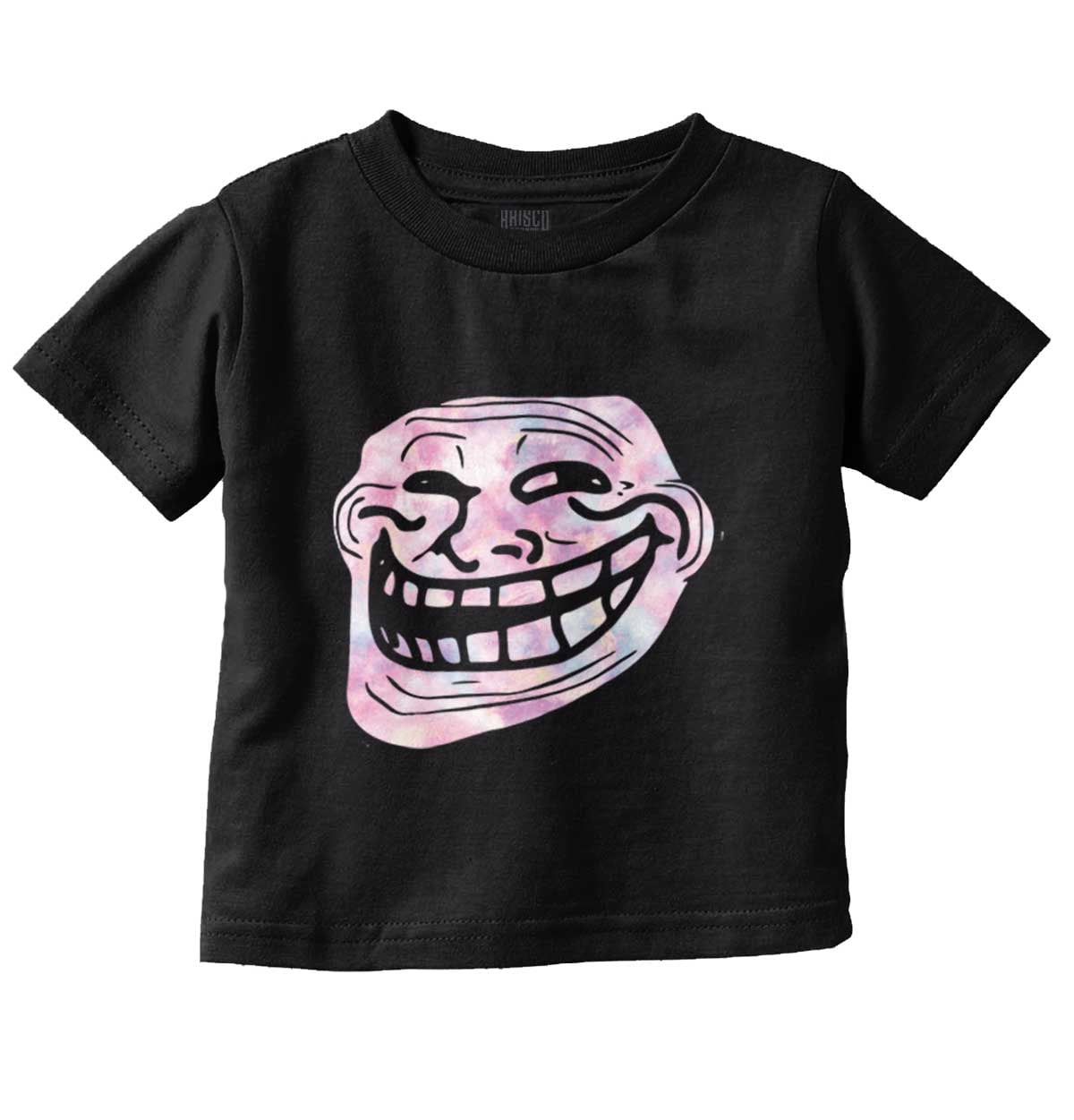 Troll Face You Mad Meme Big Smiley Toddler Boy Girl T Shirt Infant Toddler  Brisco Brands 3T 