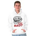 thumbnail image 1 of Troll Face You Mad Trollface Meme Hoodie Sweatshirt Women Men Brisco Brands L, 1 of 6