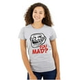 thumbnail image 1 of Troll Face You Mad Trollface Meme Women's Plus Size Shirt Brisco Brands 3X, 1 of 2