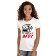 thumbnail image 1 of Troll Face You Mad Trollface Meme Women's T Shirt Ladies Tee Brisco Brands M, 1 of 5