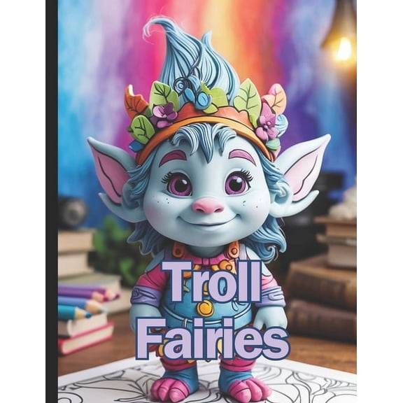 Troll Fairies: Children coloring book (Paperback)