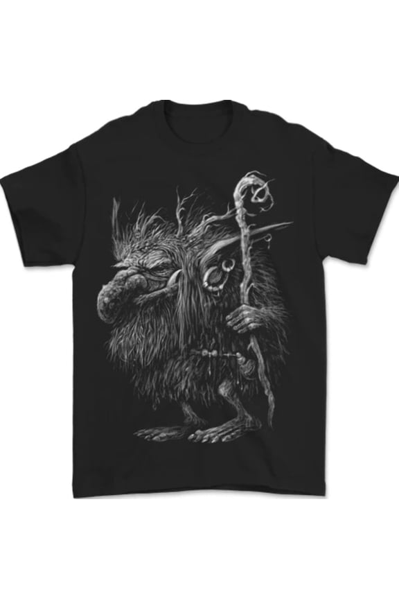 Troll Hobgoblin Goblin Fantasy SCI-FI Mens T-Shirt 100% Cotton