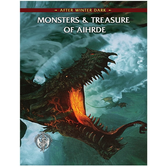 Troll Lord Games: After Winter Dark: Monsters & Treasure of Aihrde - Hardcover RPG Book, A Fantasy Roleplaying Game