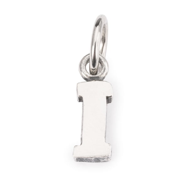 Trollbeads Letter I Charm for Sterling Silver Initial Bead Bracelet