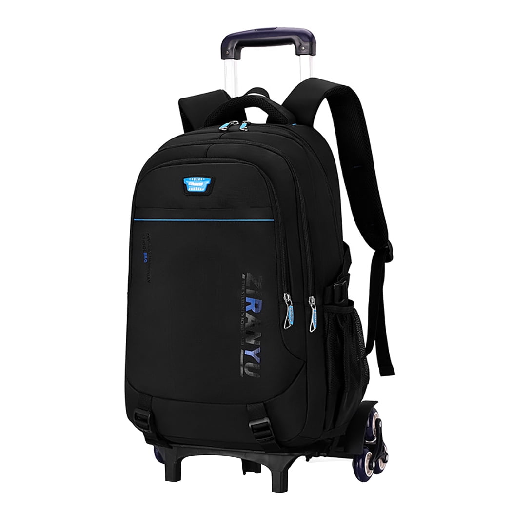 Trolley Backpack Creative 6-Wheel Rolling Backpack School Backpack for  Students 