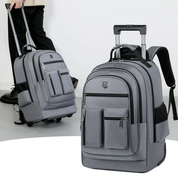 Trolley Backpack Ultra-light Trolley Bag Large Capacity Single-directional Wheel,16inch