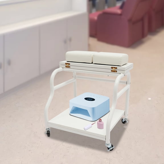 Trolley Cart with Wheels, Portable Esthetician Trolley Cart, Foot Bath Cart