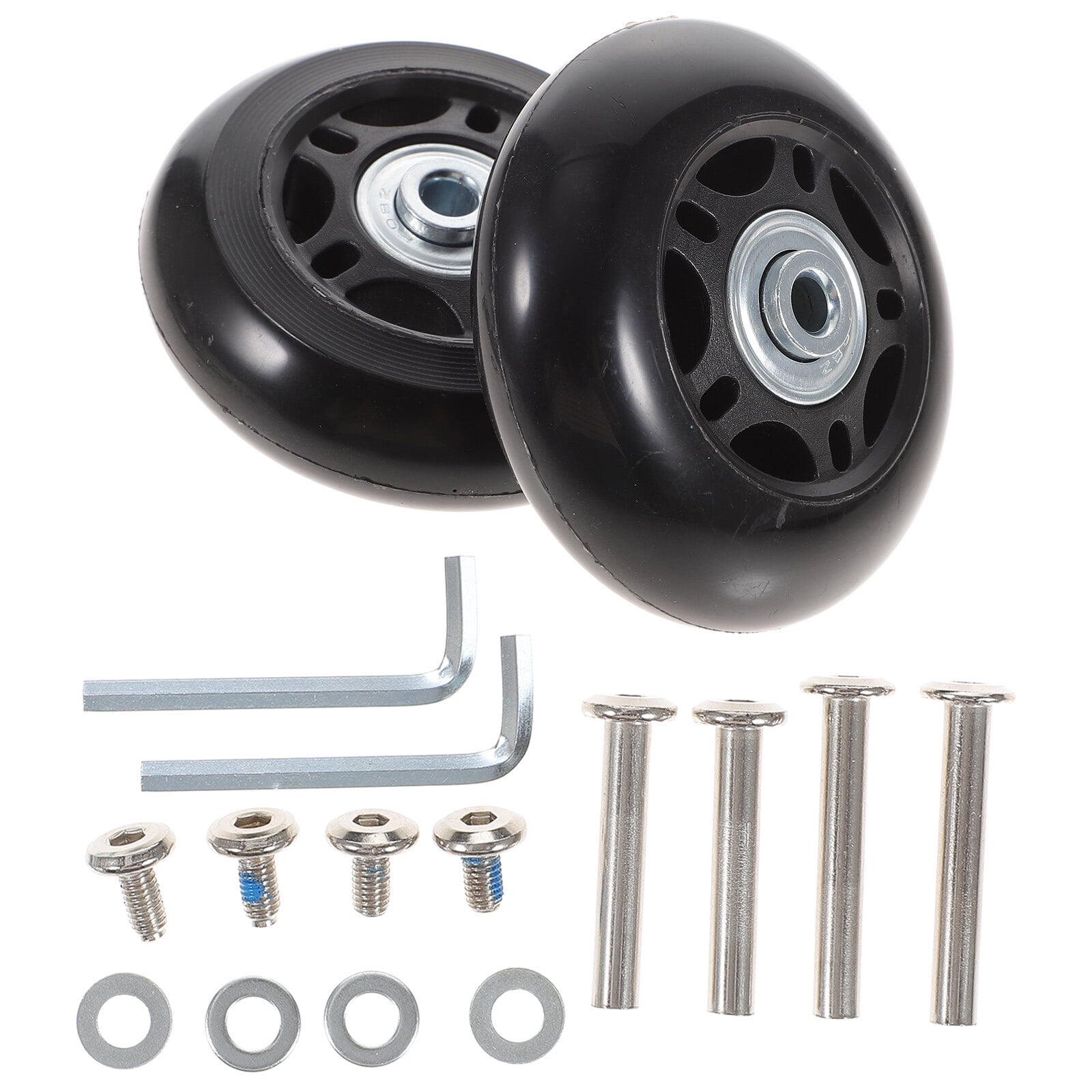 Travelers Choice Replacement Wheels Trolley Case Wheels Swivel Casters Replacement Wheels for Suitcases