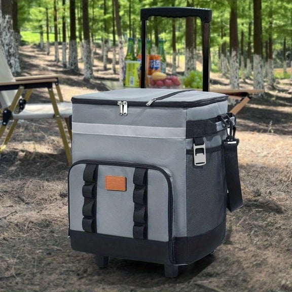Trolley Large Capacity Insulation Bag, Suitable For Car Cooler, Suitable For Outdoor Picnics, 9. 25 Gallon Portable Incubator, Travel, Easy To Carry All Kinds Of Things, Long